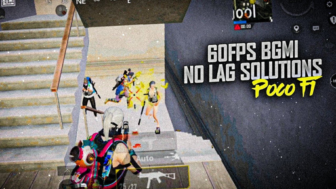 BGMI 60 FPS WITHOUT LAG || POCO F1 LAG FIX