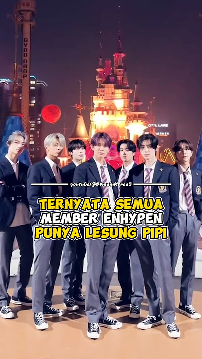 Ternyata semua member ENHYPEN punya lesung pipi #kpop #shorts