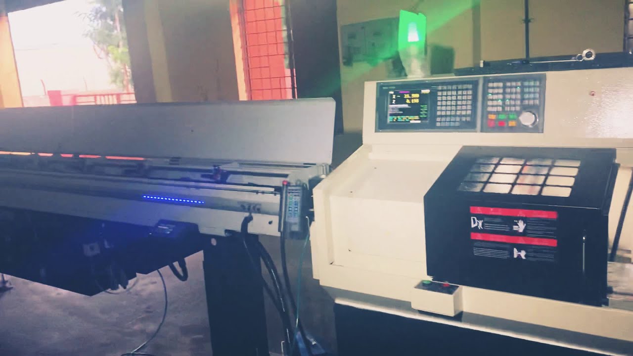 Automatic Pipe Parting machine - YouTube