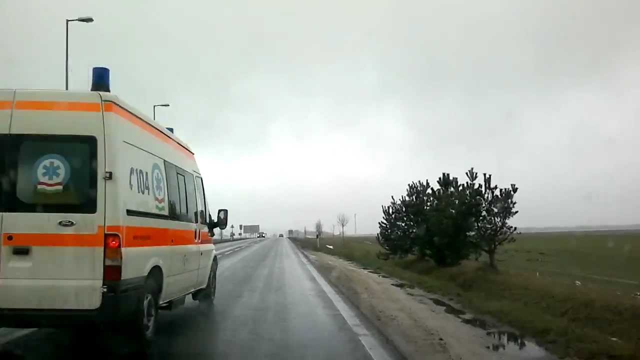 Baleset helyszínelése a 76-os út közelében /Car accident site/