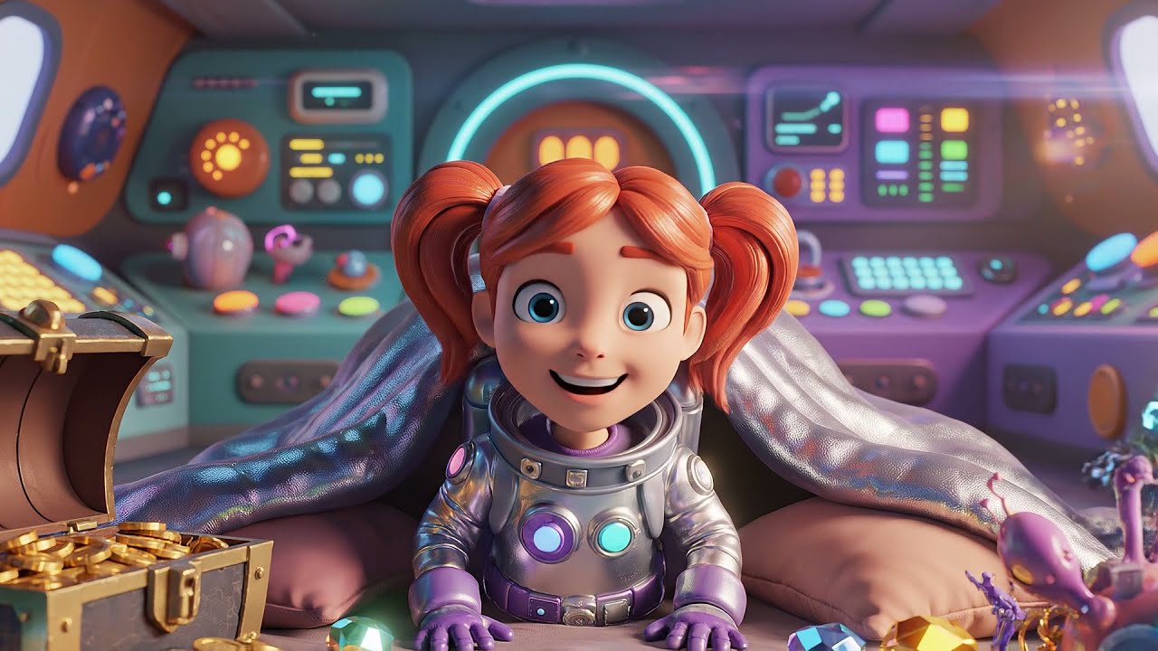 Fortnite Little Hero Hid in a Crashed Spaceship | Nursery Rhymes for Kids & Baby Songs