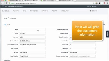Entering in a New Customer in to Dear systems DSK & Ret Net