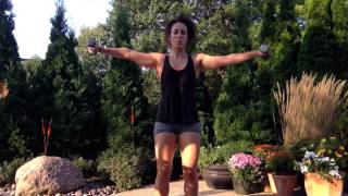 Side Raise with Single Arm Isometric Hold