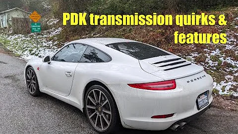 Porsche PDK transmission little known quirks // 991 trivia
