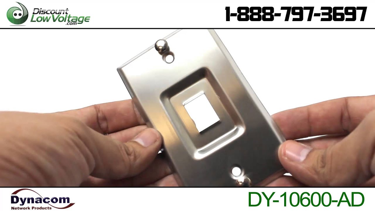 Stainless Steel VOIP Wall Phone Plate w/ Rivets for Phone YouTube