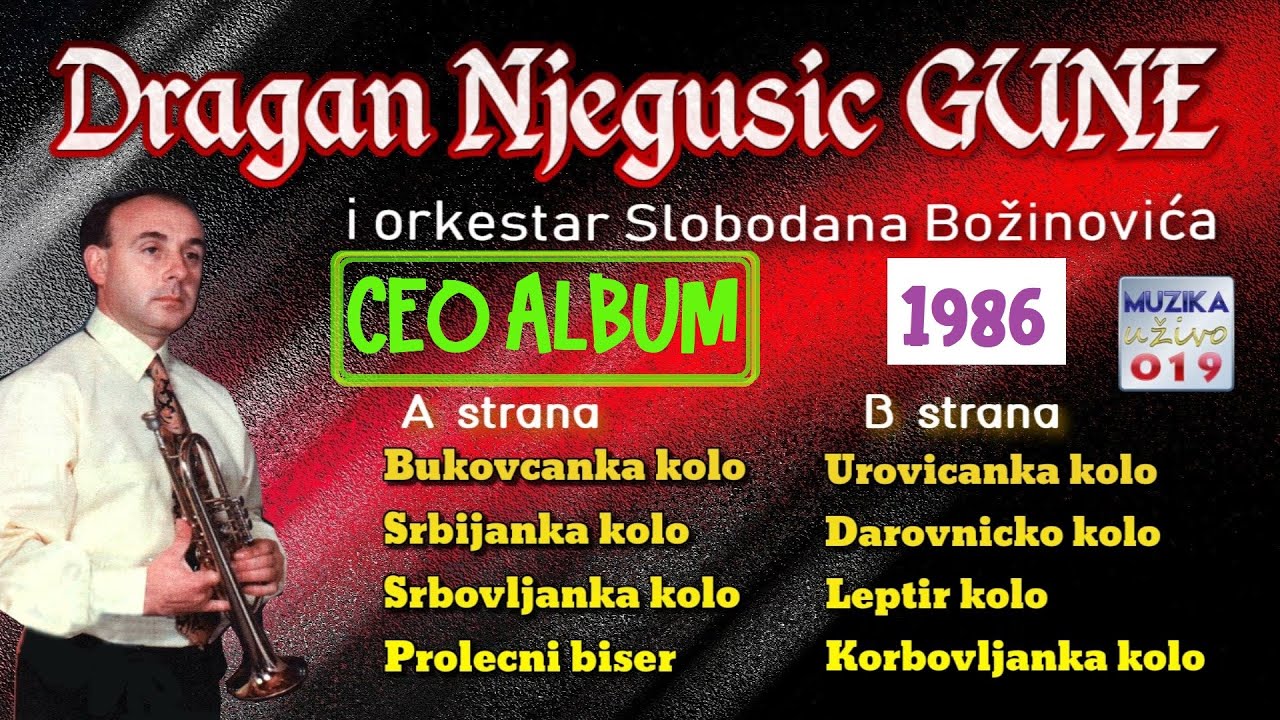 Dragan GUNE Njegusic 1986 ▶️ i orkestar Slobodana Bozinovica CEO ALBUM // MuzikaUzivo019