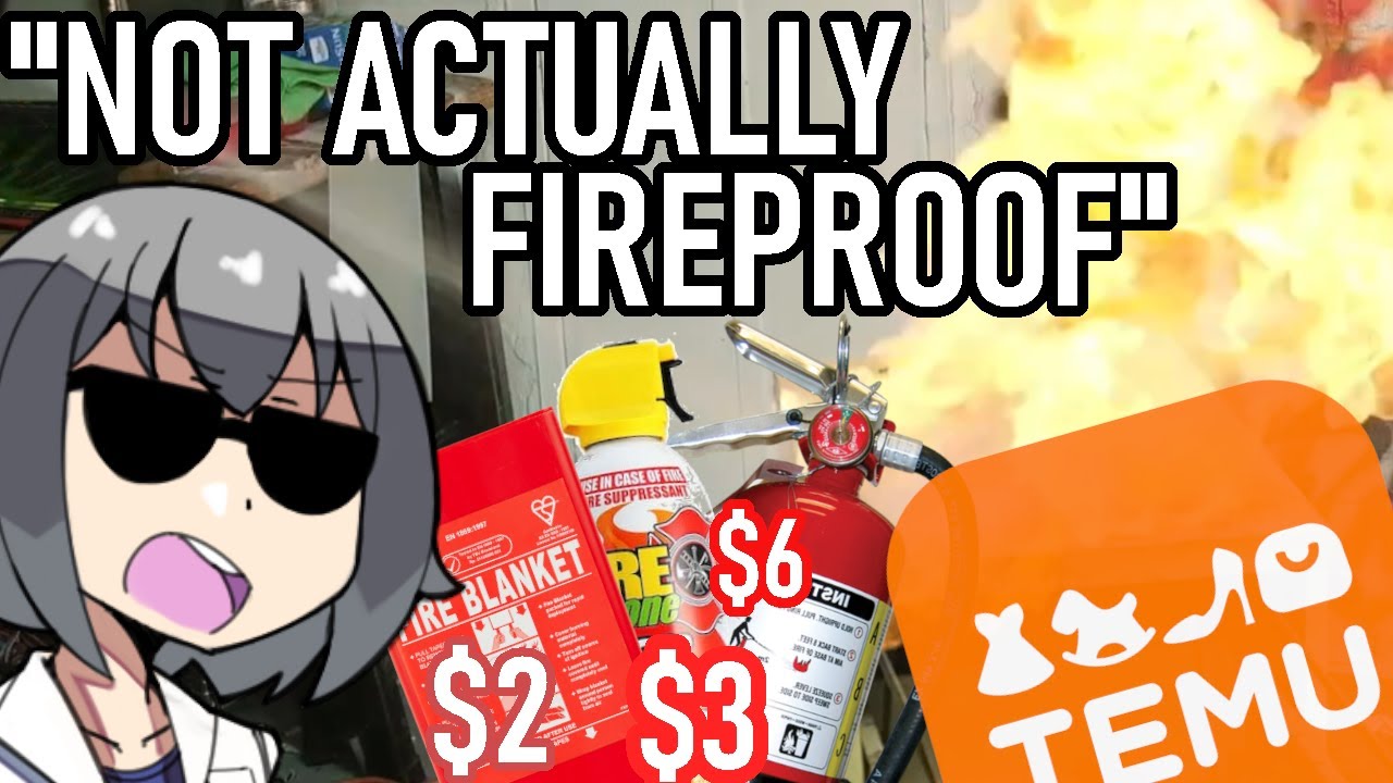 I tested TEMU FIRE PREVENTION GEAR in my house to see if I'd survive