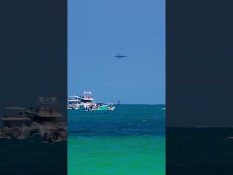 How many boats came to watch the Hyundai Air & Sea Show? Btw the ending's the best part. No Kidding!