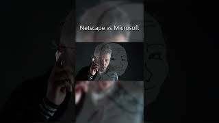 NetScape vs Microsoft #microsoft #shorts #feed #curiosidades #historia