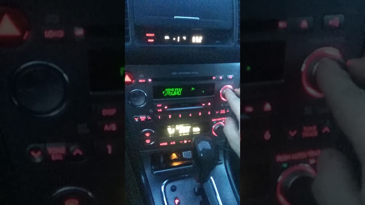 Переделка штатной магнитолы субару аутбек - YouTube