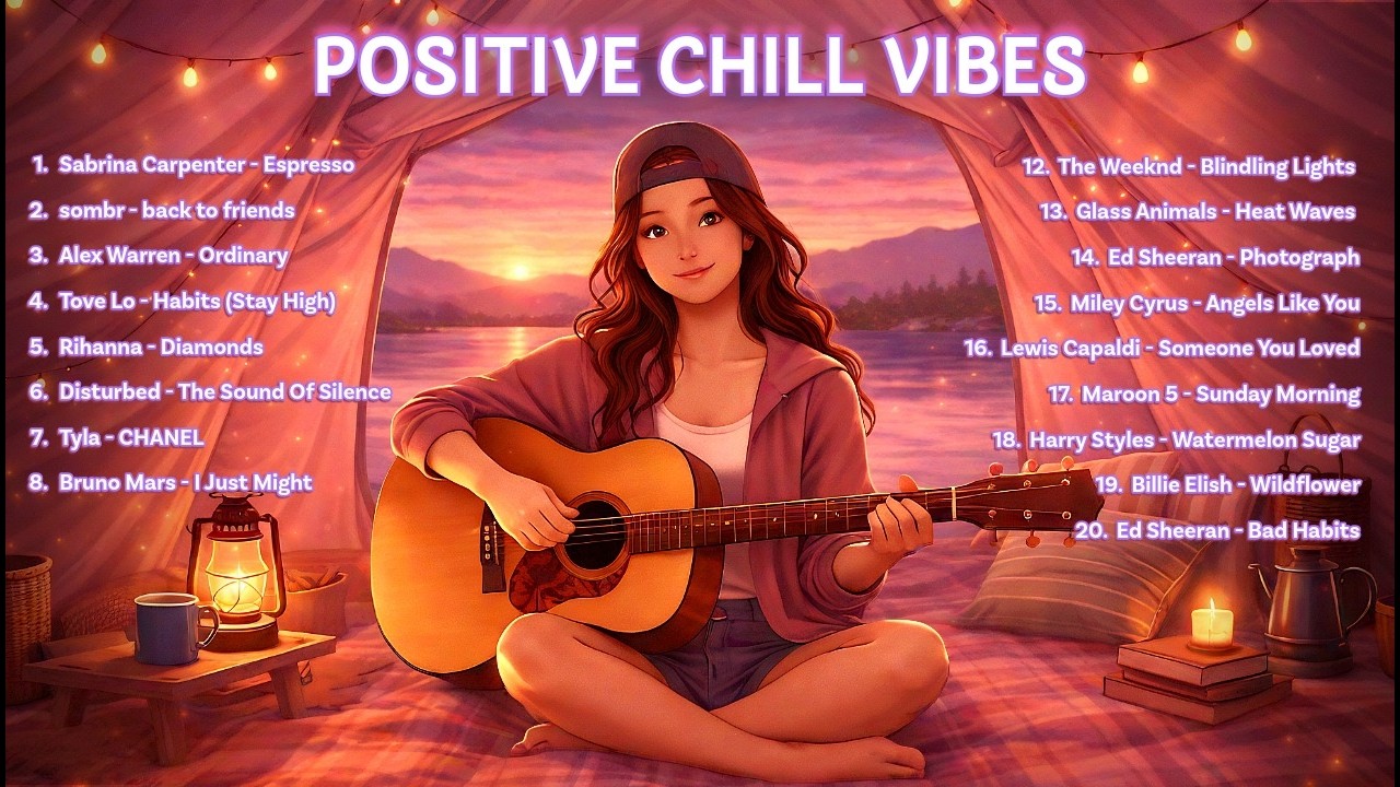2026 Best Acoustic Chill Vibes Playlist 🎸 Top Spotify Hits: Sabrina Carpenter, Bruno Mars, Coldplay
