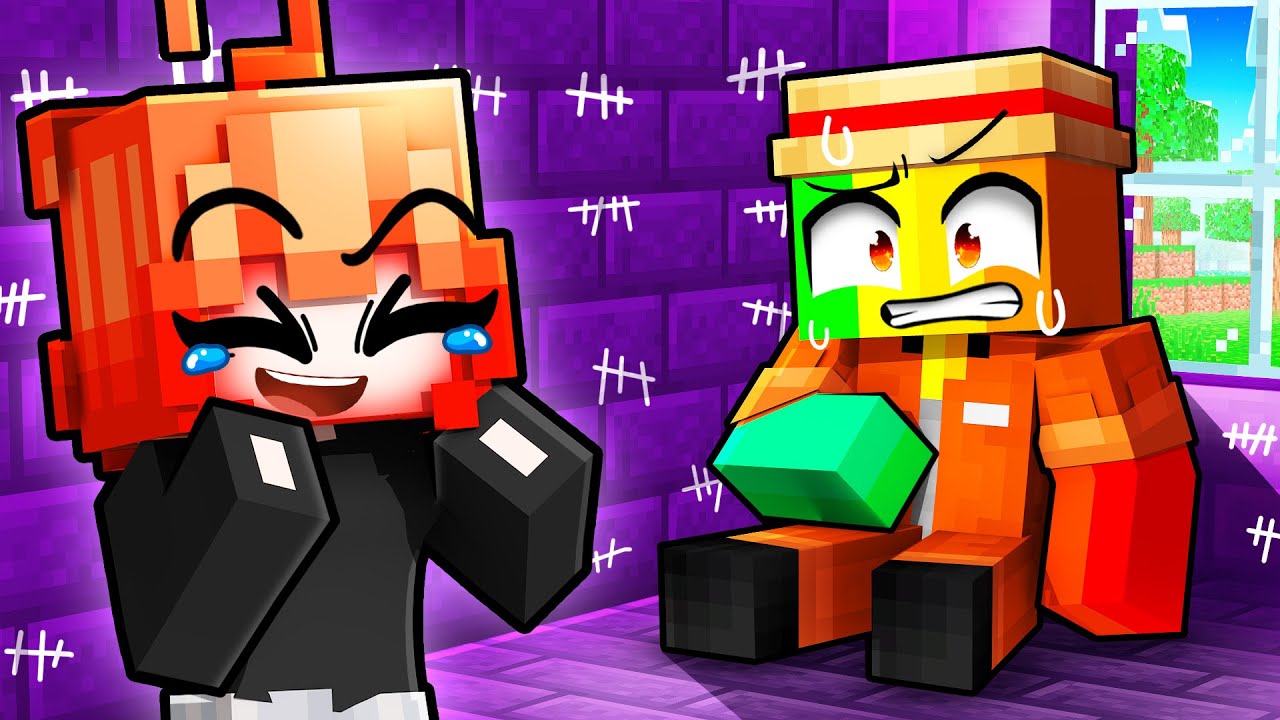 Survivre 100 JOURS dans la PRISON de ma COPINE sur Minecraft !