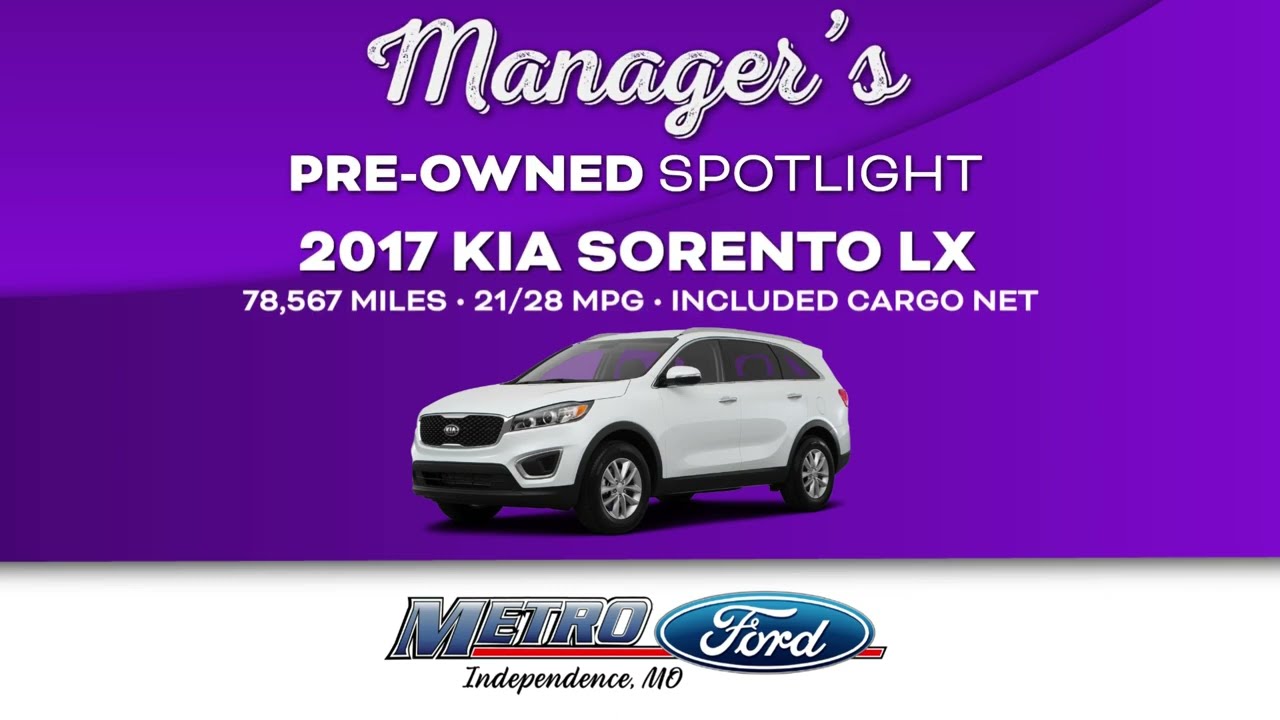 Metro Ford Independence - Manager's Pre-Owned Kia Spotlight