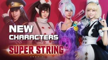 Super String (슈퍼스트링) - New Characters & Skins Preview - UE4 - Android on PC - F2P - KR
