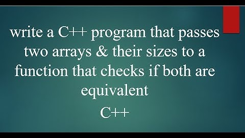 compare two arrays in c++| check both arrays are equal or not | how to learn | UCP | in Urdu/Hindi