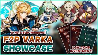 Varka F2P Double-Pyro Team Showcase | 4β
Weapons Only | Genshin Impact