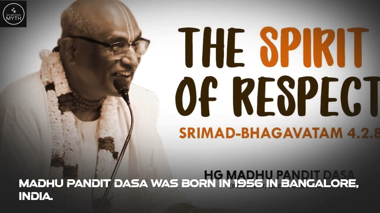 Madhu Pandit Dasa Is An Indian Social Activist, Entrepreneur And Spiritual Leader