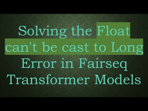 Solving the Float