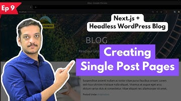 Creating the Single Post Pages - Next.js + Headless WordPress [part 9]