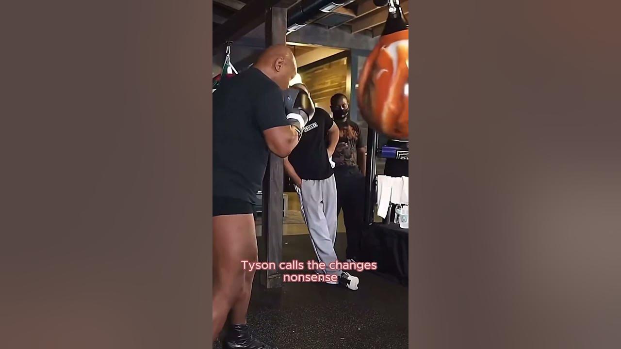 Tyson and paul had a shoving match