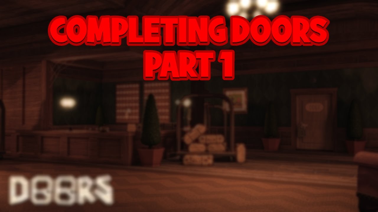 I BEAT IT!! | Completing Roblox Doors Part 1 - YouTube