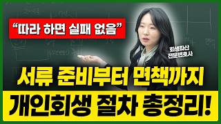 개인회생 준비부터 면책까지, 이 영상 하나로 끝내세요 (절차 총정리)