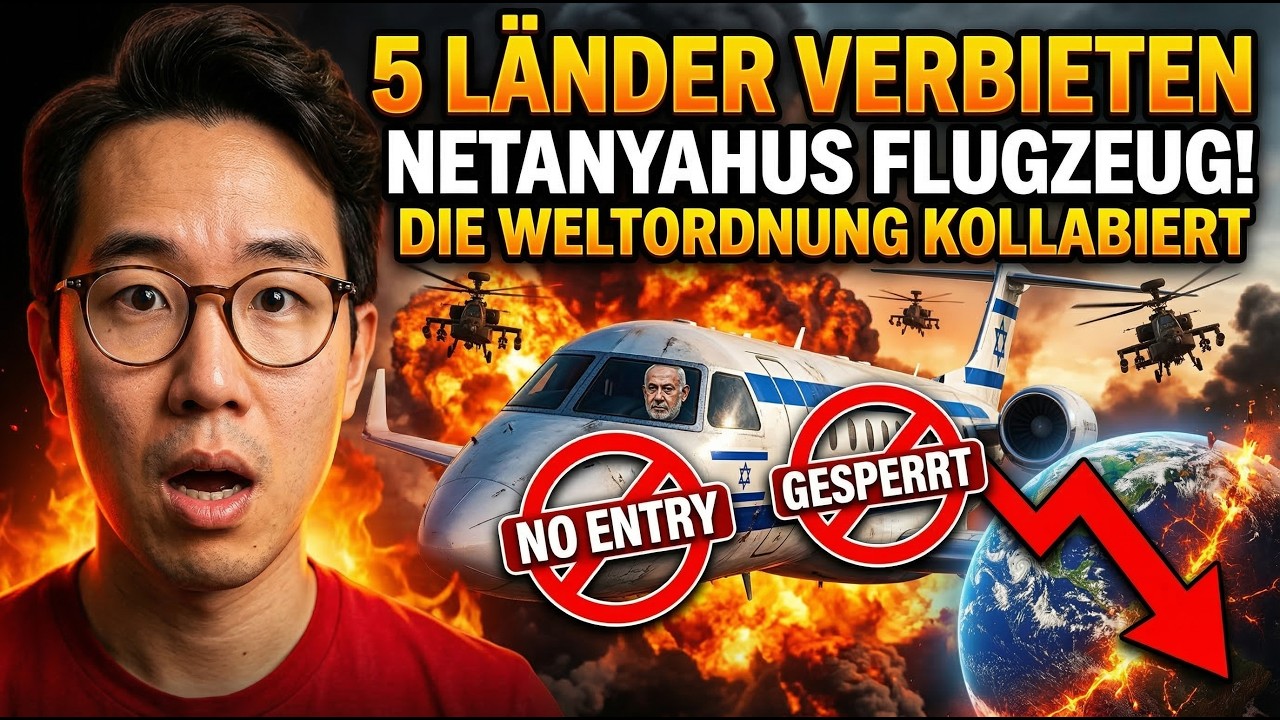 5 Länder verbieten Netanyahus Flugzeug — Die Weltordnung kollabiert in Echtzeit