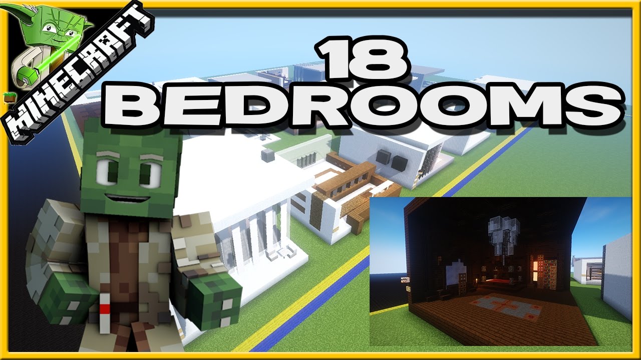 18 Bedrooms in Minecraft - YouTube