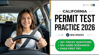 California Permit Test Practice 2026: Master the DMV Exam on Your Very First Try