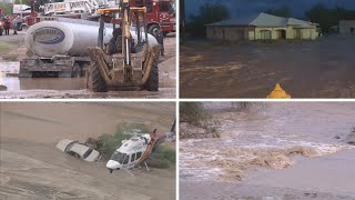 Gila Bend residents review damage after deadly flooding
