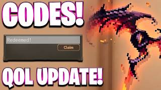 *UI REVAMP* NEW ALL WORKING QOL UPDATE CODES FOR PIXEL BLADE! ROBLOX PIXEL BLADE CODES
