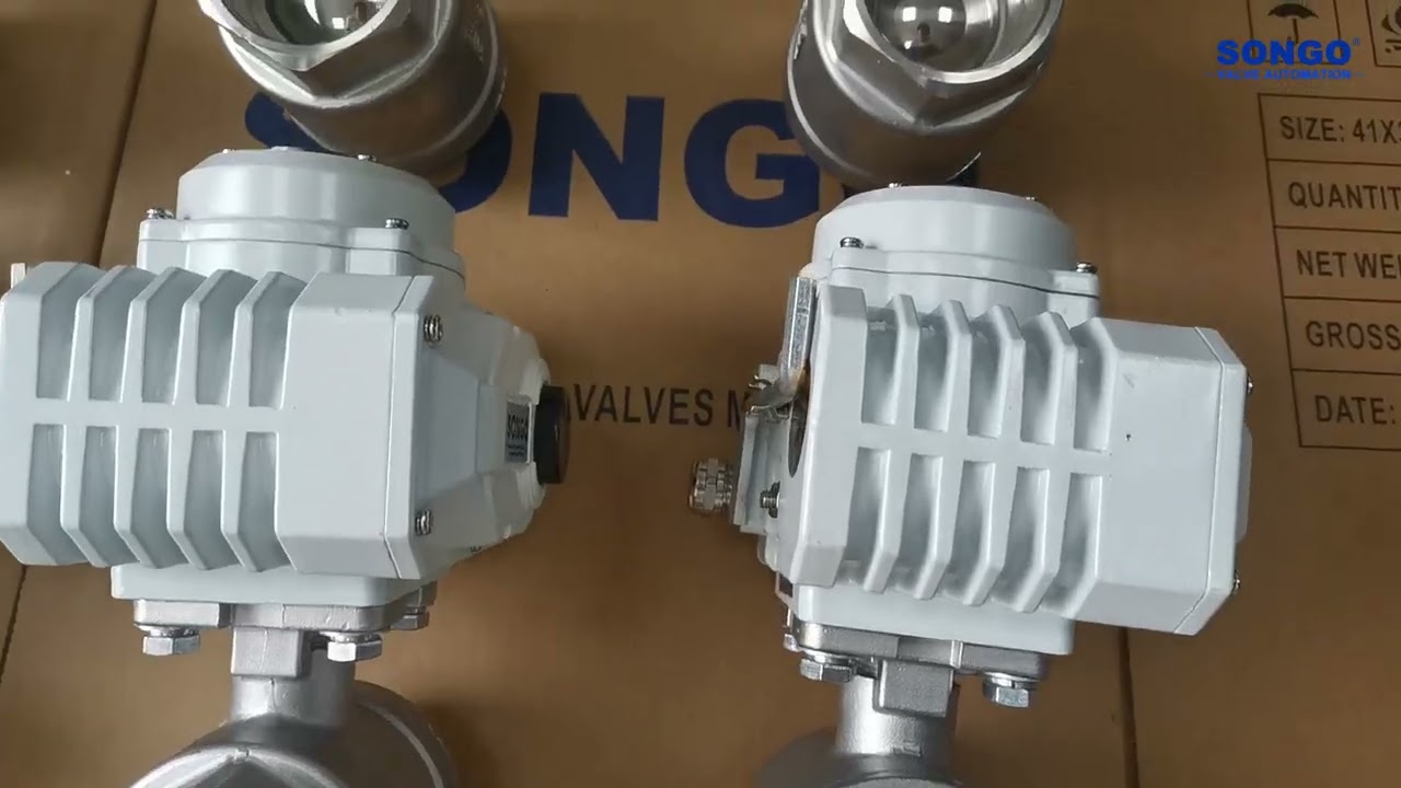 ss304 female thread electric actuated ball valve ac220v motorized on off type 2inch dn50 2 piece
