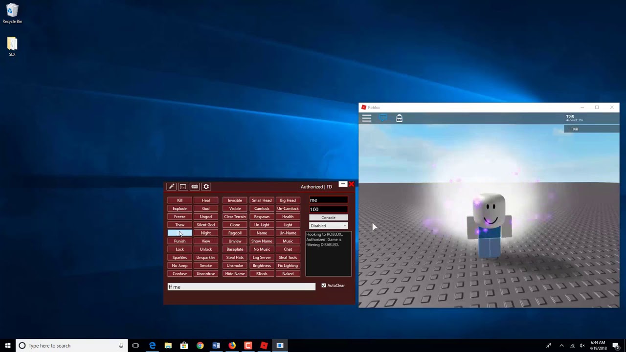 New Roblox Hackexploit Slx Toolbox Hack Any Game Free Admin More 2019 Youtube - filtering disabled roblox games 2018