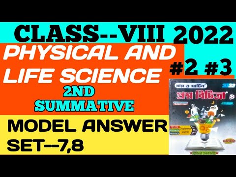 Class-8|Physical and Life Science |Model Answer Paper-7,8|Page-201,202|2nd Summative|Ray and Martin