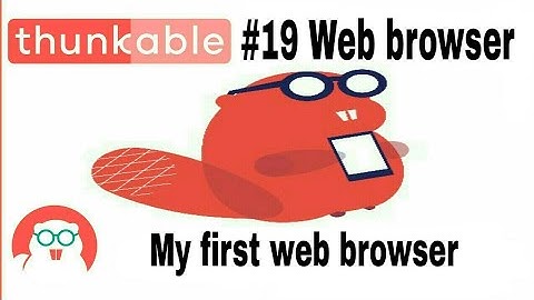 My first webbrowser with thunkable