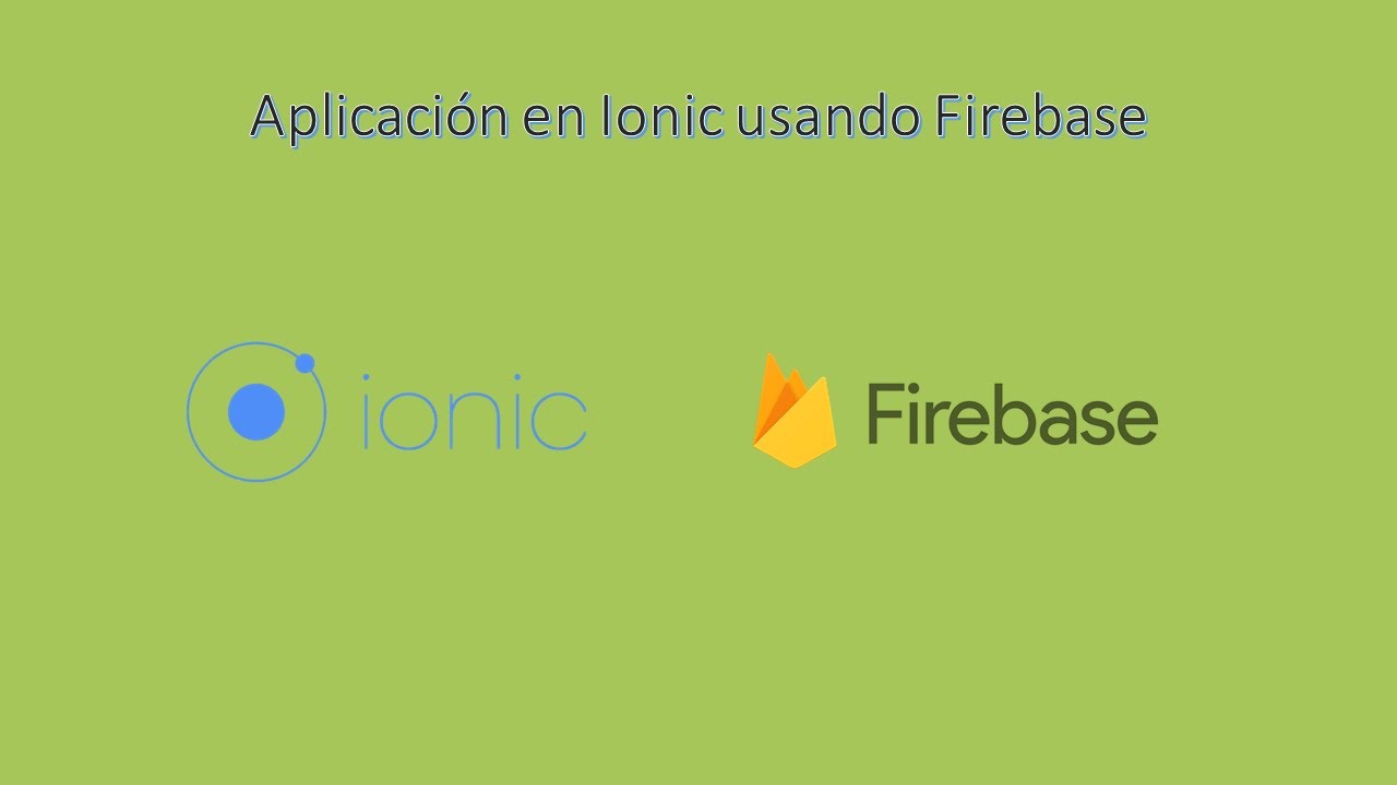 Ionic Firebase App (Agenda) - YouTube