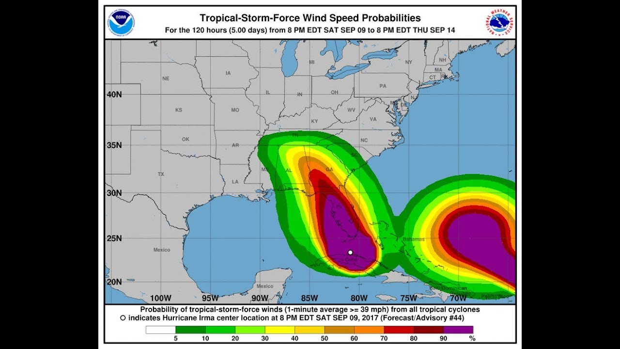 MAJOR HURRICANE Irma is now under the scope of Key West radar 10/0300Z 23.5N 81.0W 105 KT 120