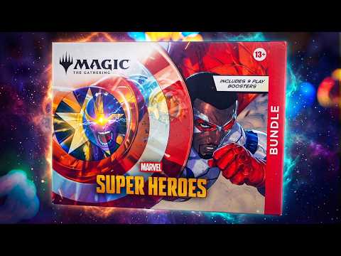 UNBOXING of the New Magic: The Gathering MARVEL SUPER HEROES Collection - Bundle
