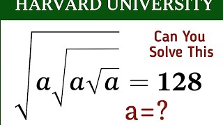Harvard University enterence exam question | Math Olympiad | Can you solve? |