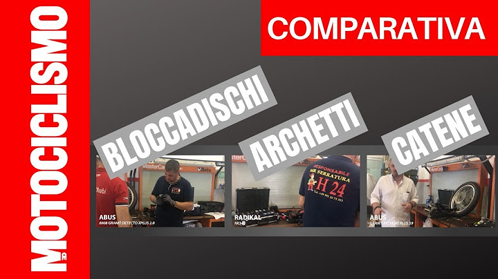 Comparativa lucchetti: bloccadisco, archetti e catene