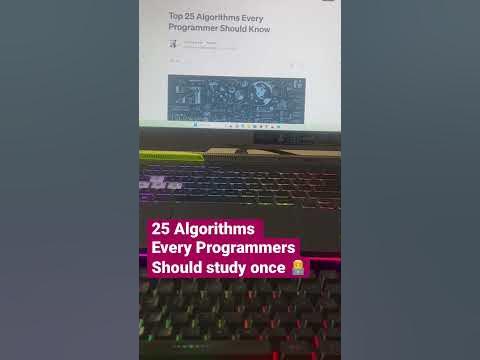 25 Algorithms every programmer should study at least once 👨‍💻 #coding # ...