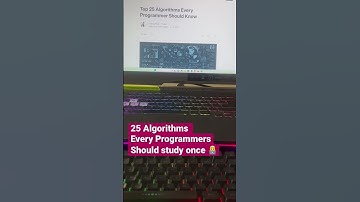 25 Algorithms every programmer should study at least once 👨‍💻 #coding #developer #programmers