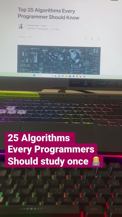 25 Algorithms every programmer should study at least once 👨‍💻 #coding # ...