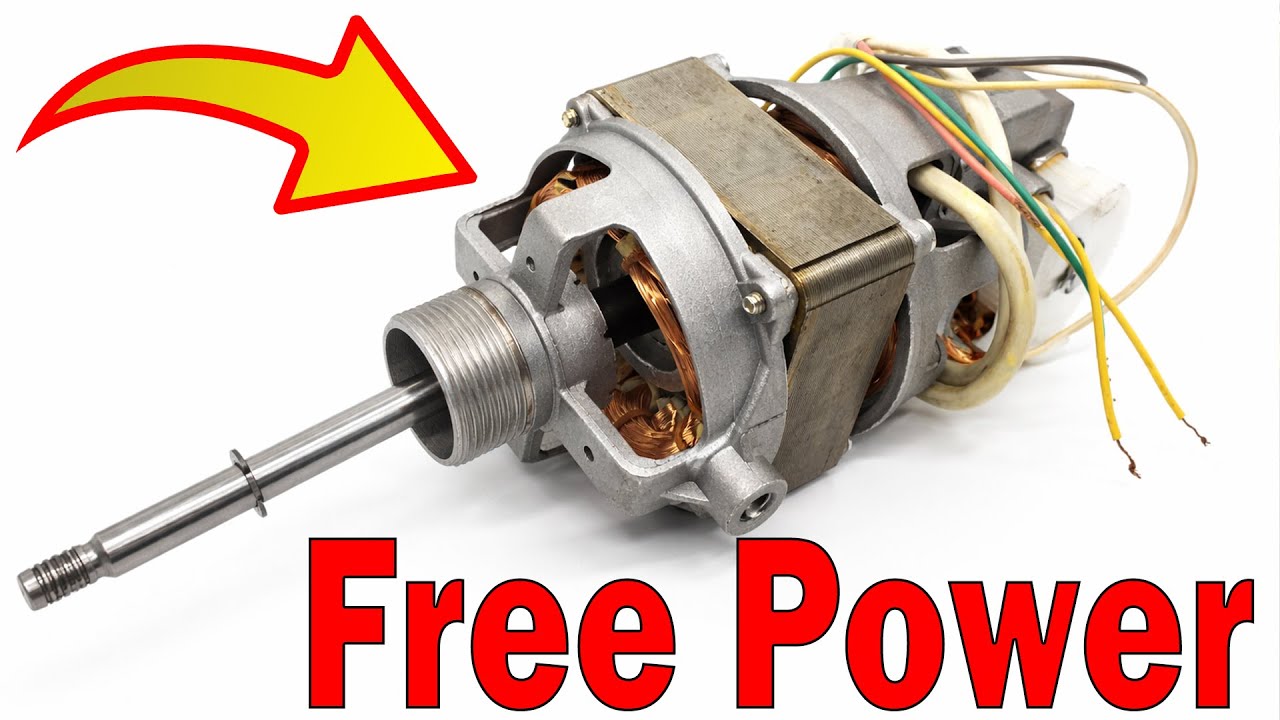 Free Electricity I Created Using a Broken Fan Motor