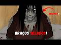 Como Orochimaru usava seus braços selados?