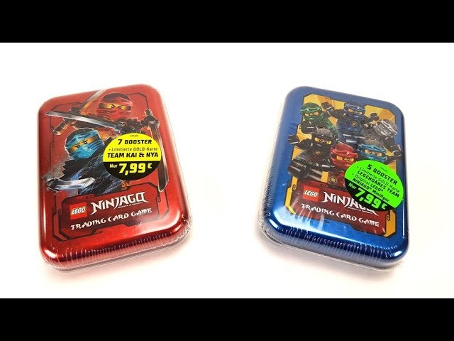 Lego® Ninjago™ Serie 5 Trading Card Game leere Mini Tin rot ohne Inhalt 