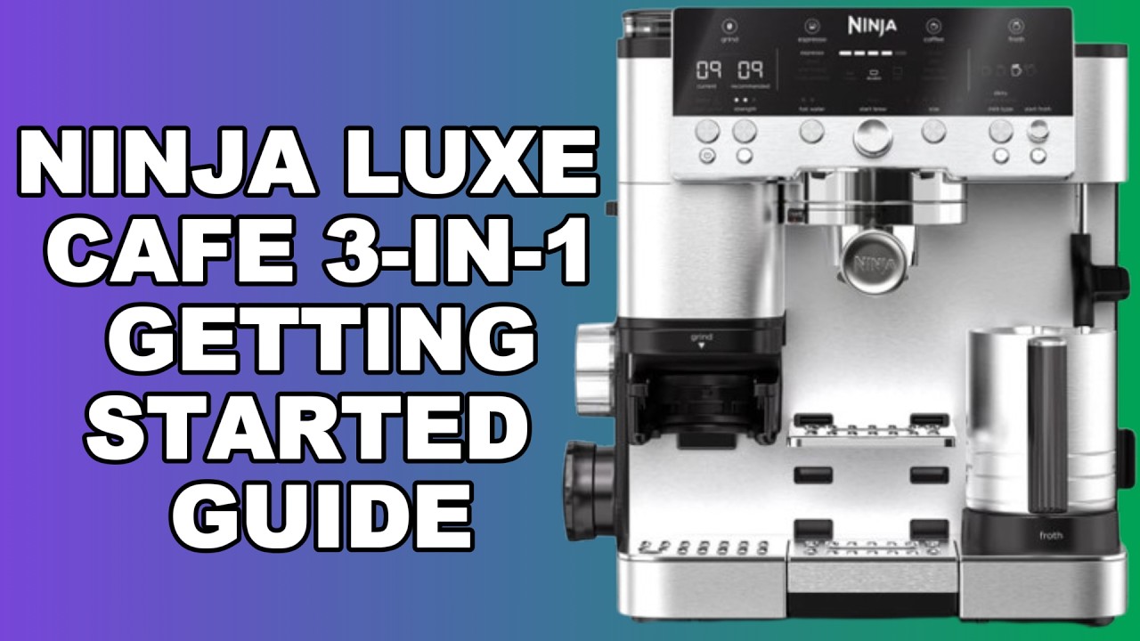 kingrecipe Ninja Luxe Café Premier Espresso Coffee Machine ES601UK How To Use