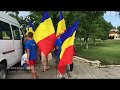 Caravana Unirii în s. Costești, raionul Ialoveni