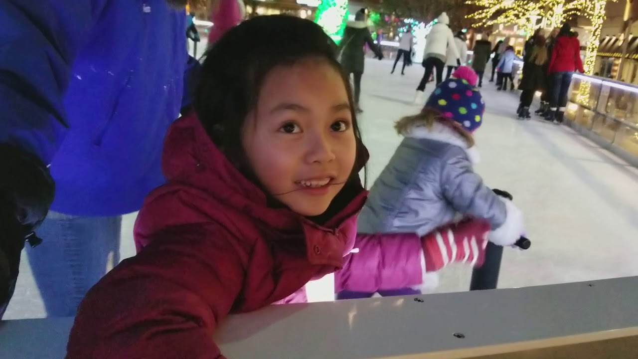 Ice Skating Rockville 💗 Kenneth and Sophia 12-26-2017