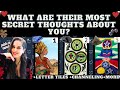 What are their secret thoughts and feelings about you tarot pick a card astro dice  exact names